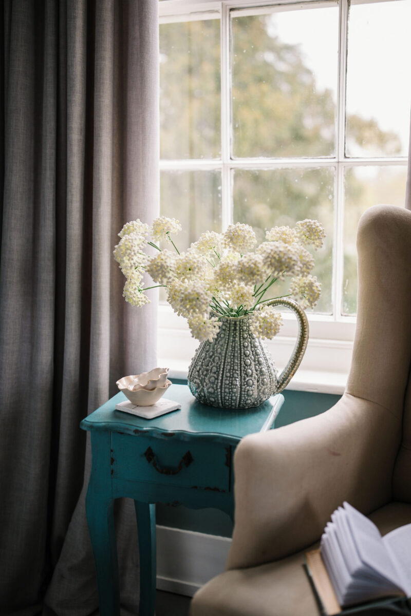 Artificial White Allium Seed Spray - Image 5