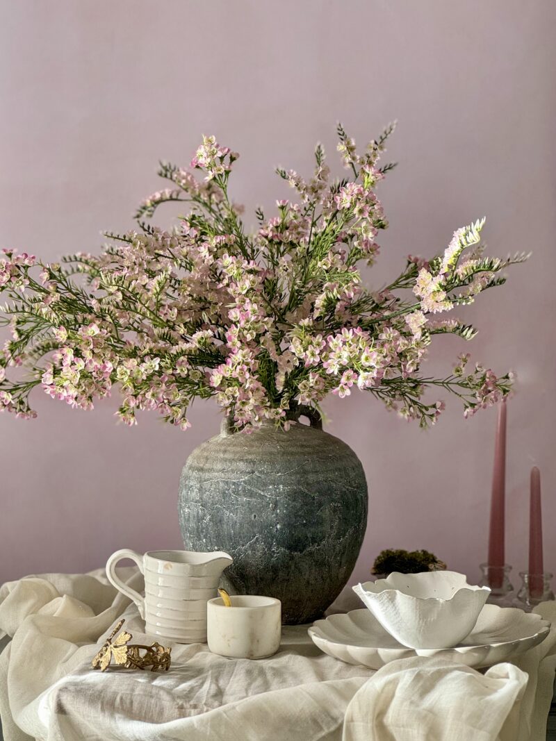 Faux Blush Wintersweet Spray - Image 6