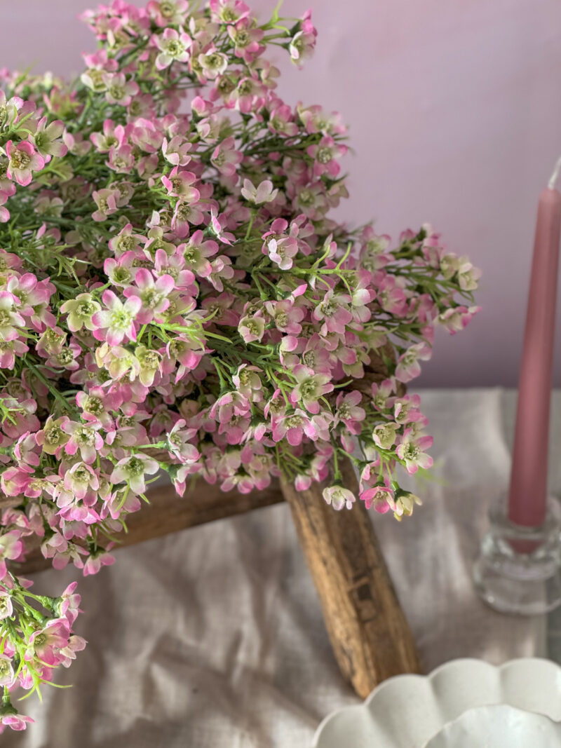 Faux Blush Wintersweet Spray - Image 4