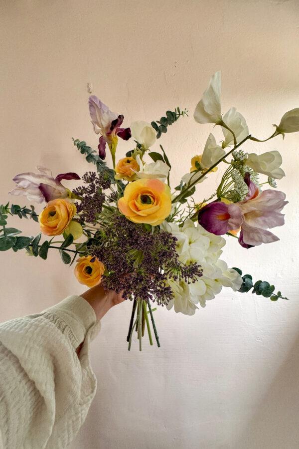 One-off Ranunculus & Iris Bouquet