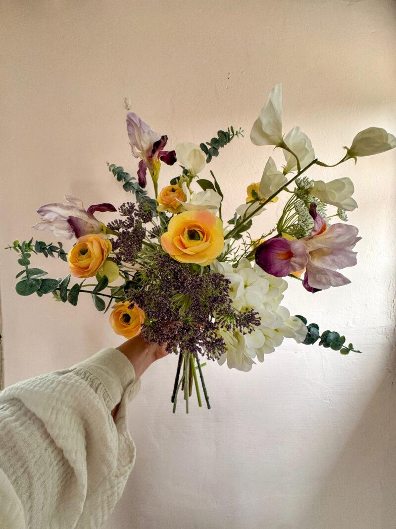 One-off Ranunculus & Iris Bouquet