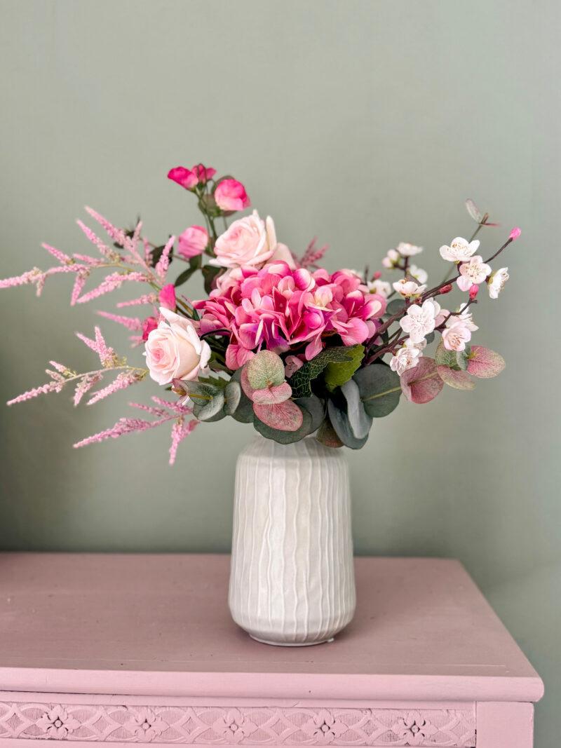 One-off Pink Bouquet & Vase - Image 2