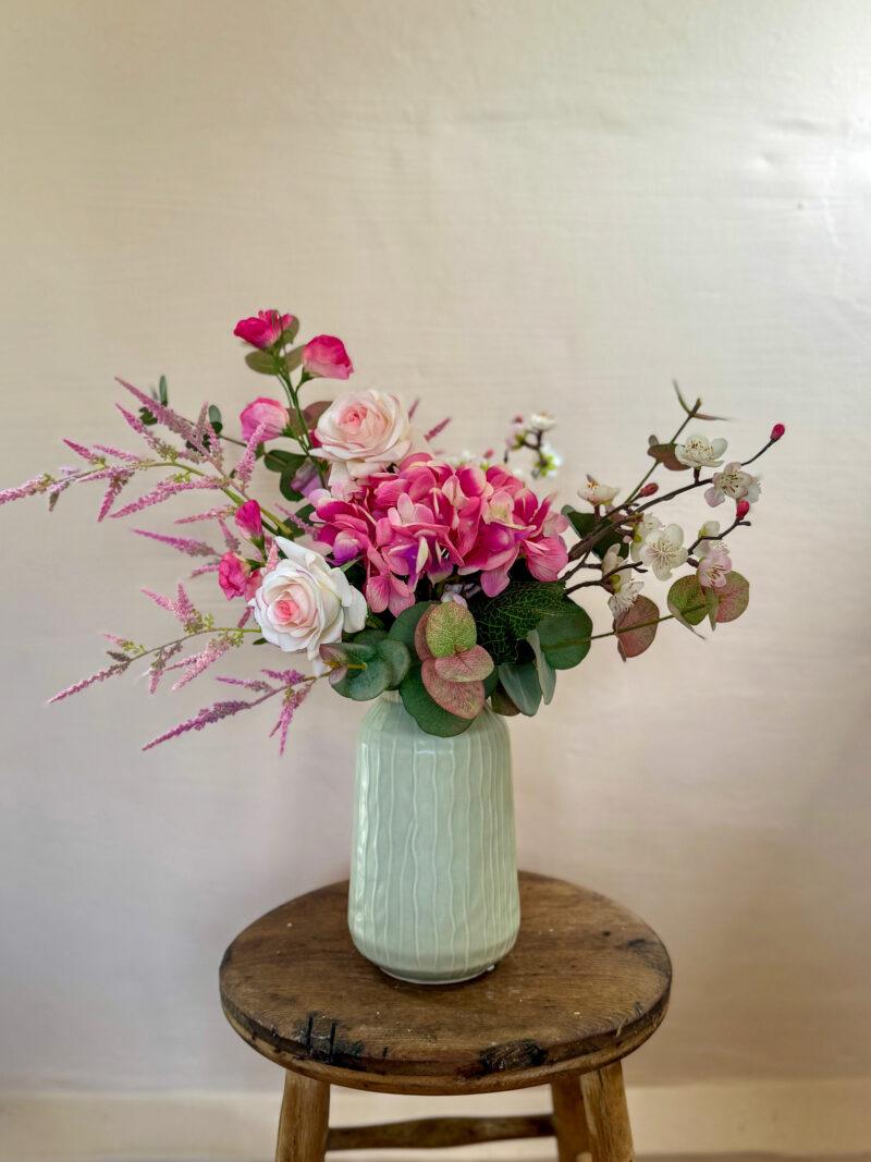 One-off Pink Bouquet & Vase - Image 4