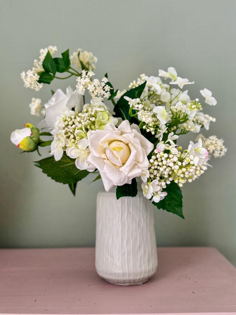 One-off Budding Hydrangea & Vase - Image 2