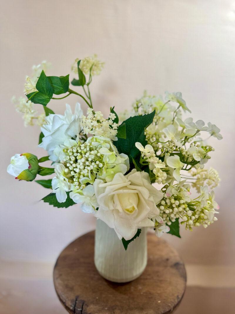 One-off Budding Hydrangea & Vase - Image 3