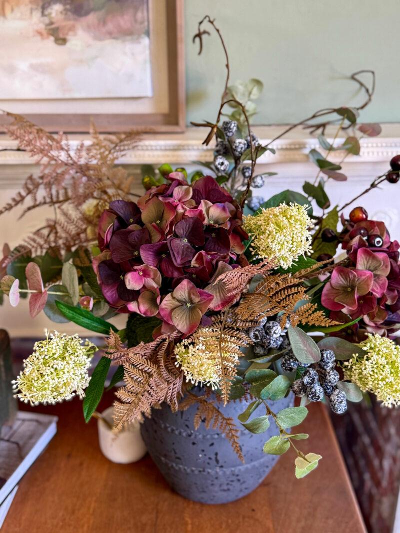 Faux Autumn Mulberries Bouquet - Image 3