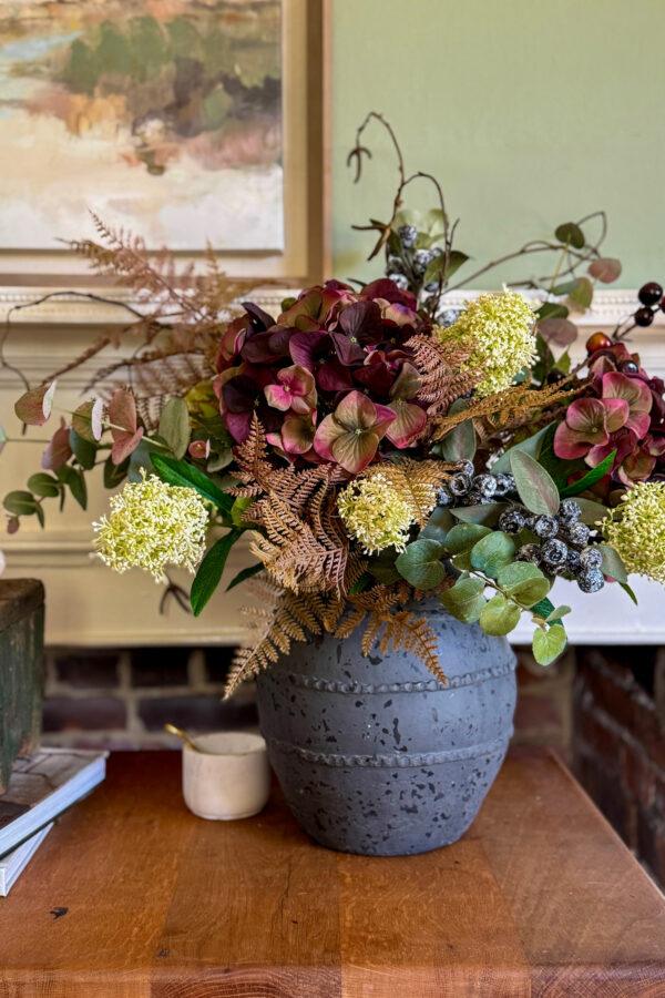 Faux Autumn Mulberries Bouquet