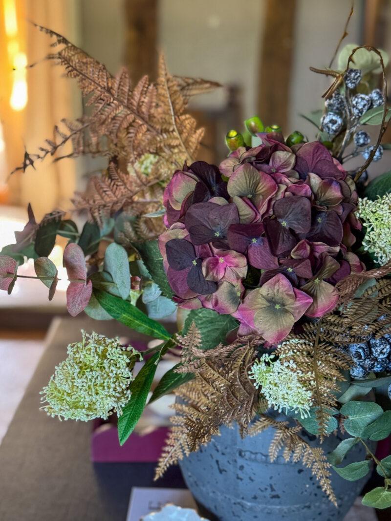 Faux Autumn Mulberries Bouquet - Image 4
