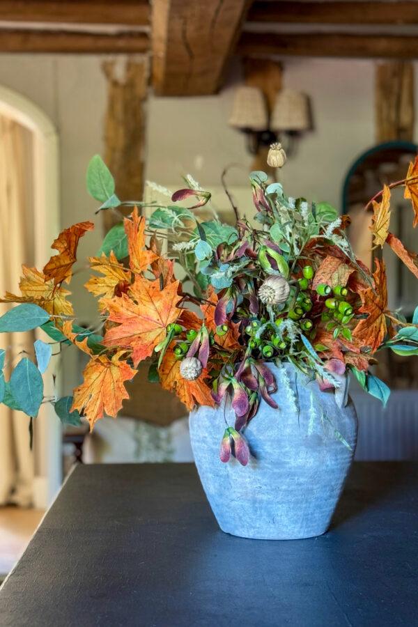 Faux Autumn Woodland Bouquet
