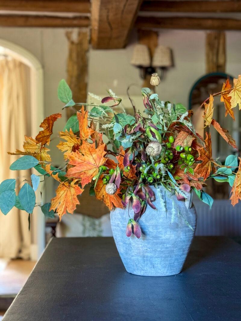 Faux Autumn Woodland Bouquet