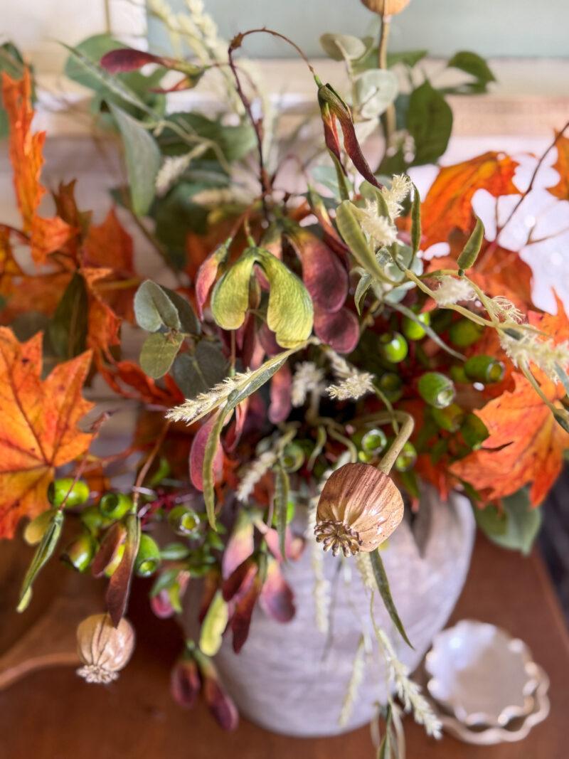 Faux Autumn Woodland Bouquet - Image 6