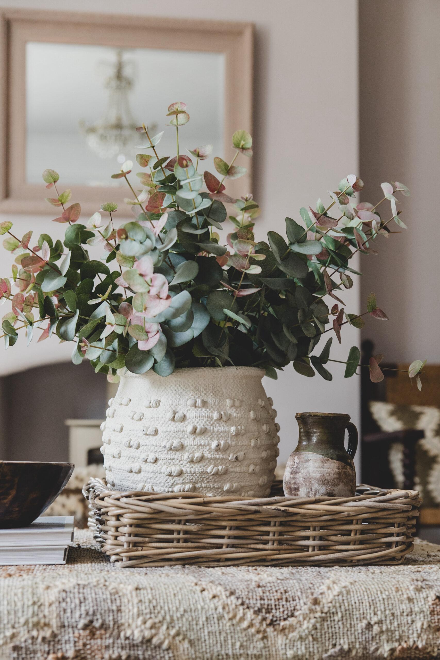 Faux Blush Eucalyptus