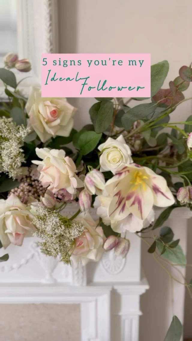 Here’s hoping the algorithm does its thing and the people who love all these things find me! If you’re not a flower lover I’m not sure how you ended up on this side of the internet but Hi 👋 (maybe we can convert you)?! Which one resonates most with you? And did you see the spoiler at the end? What do you think? #fauxflowers #fauxflorals #smallbusiness #smallbusinessuk #flowerbusiness #resetwithreelschallenge3